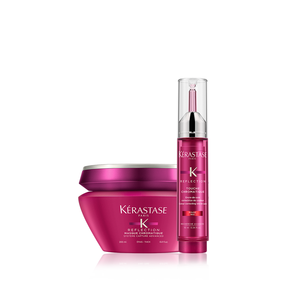 Kérastase Réflection Touche Chromatique Rouge, soin capillaire correcteur de couleur, 10ml